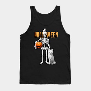 Halloween skeleton and friends Tank Top